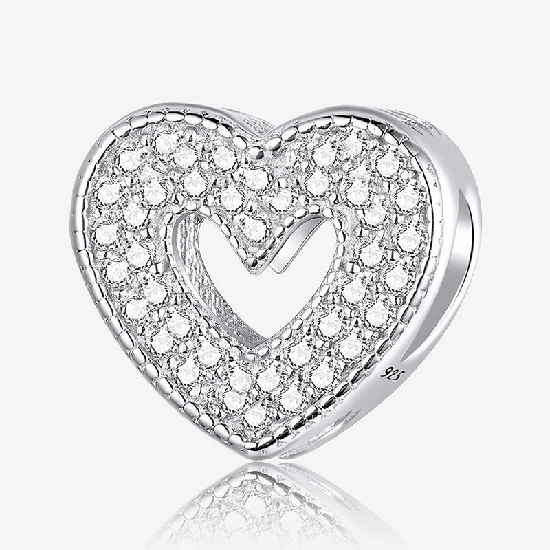 925 Silver Plated Elephant Moon Perfume Heart Firefly Beads Diy Bracelet Necklace Making Gift Of High Quality Fashion Jewelry