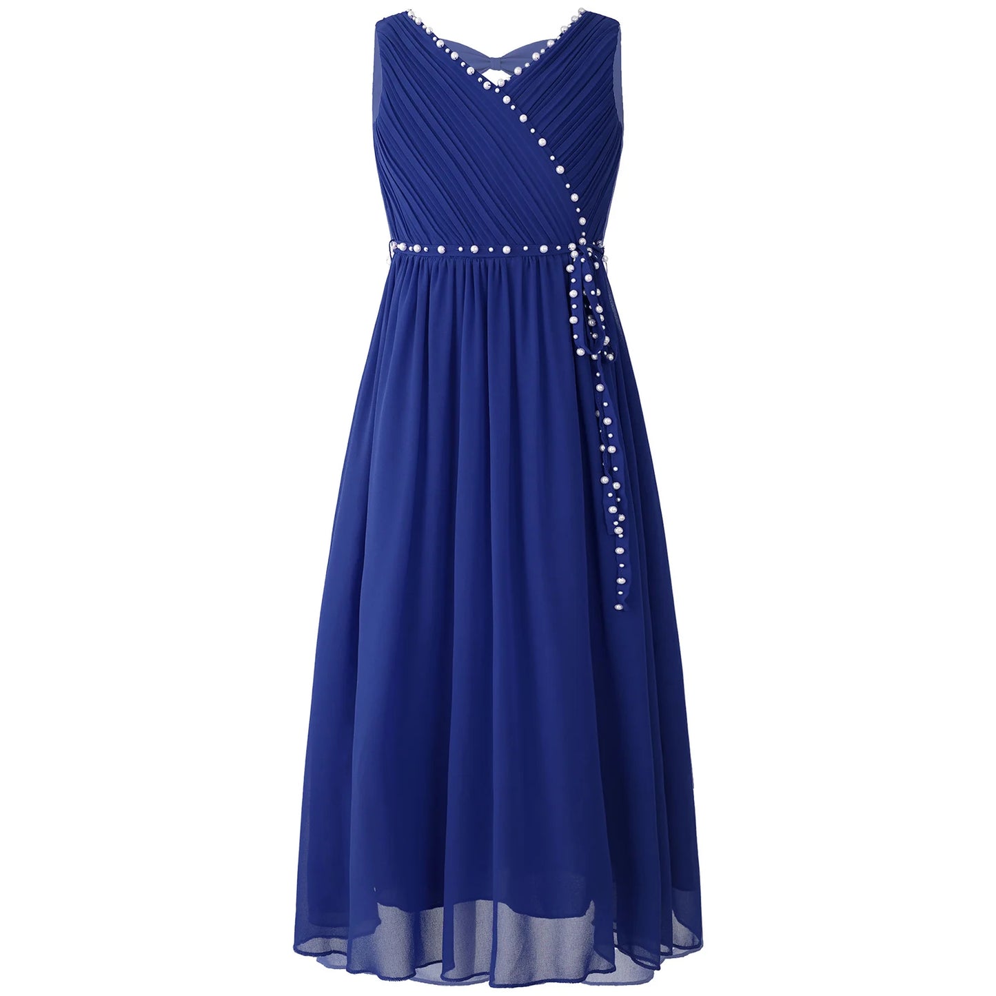 Long girls Clothing with Beads Bow