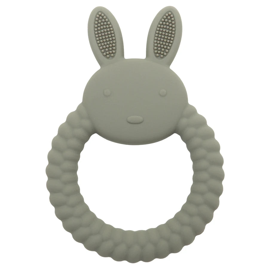 1 Stücke Baby Beißring Silikon Spielzeug BPA FREI Cartoon Kaninchen Pflege Zahnen Geschenke Baby Gesundheit Molaren Kauen Neugeborenen Zubehör Spielzeug