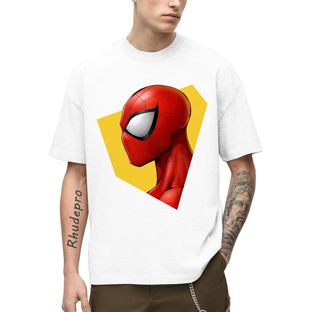Miniso 2024 Superhero Children Short Sleeves T-shirt Iron Man Cartoon Spider-Man Dominion Tshirt Boys Tops Kids Baby Boys