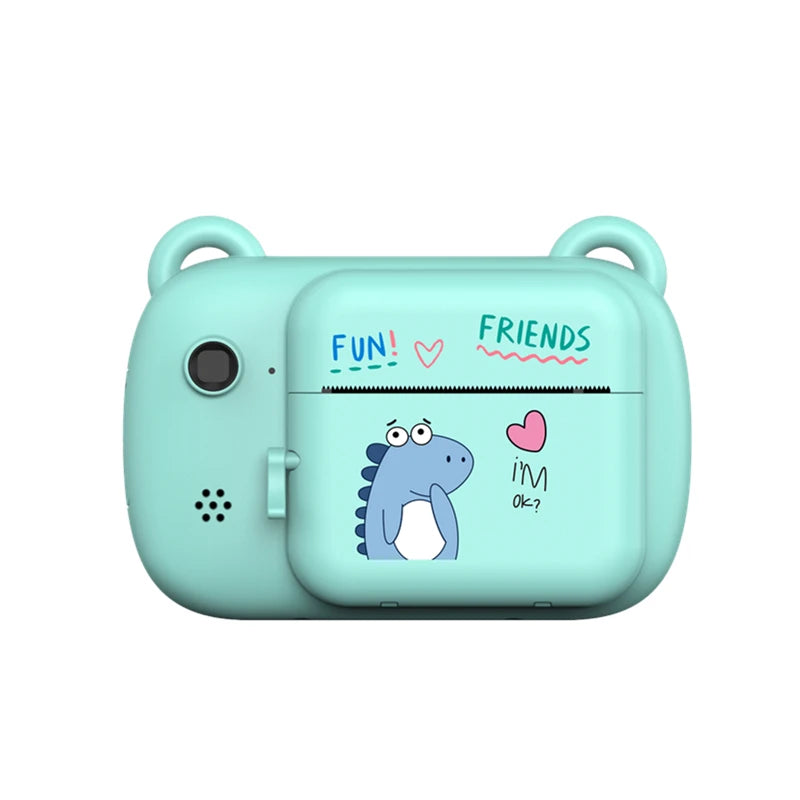 Children Digital Camera Instant Print Camera 1080P HD Digital Camera Support Multilingual Portable Children Outdoors Camera Toys