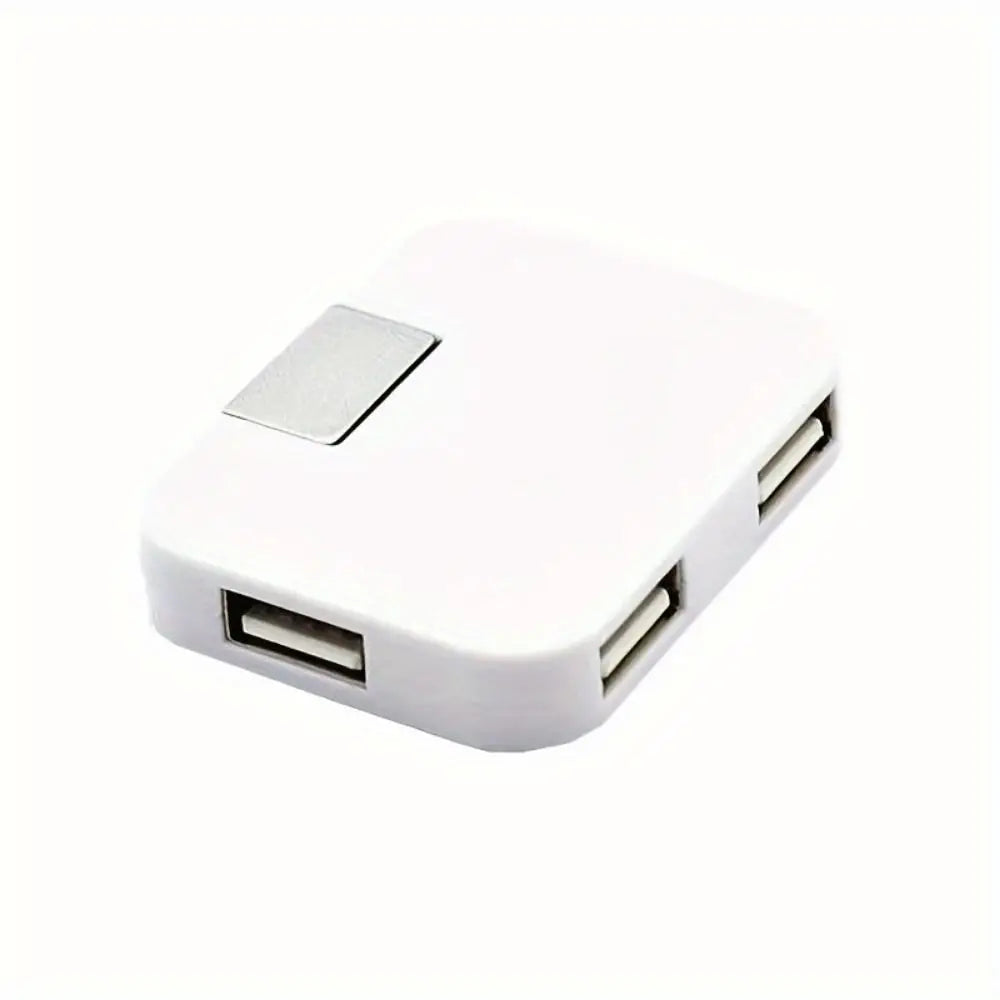Square USB Multi-port Hub 4-port Expander Splitter Mini Usb Hub 4 Ports Multi Interface 4 in 1 Four-ports HUB Notebook