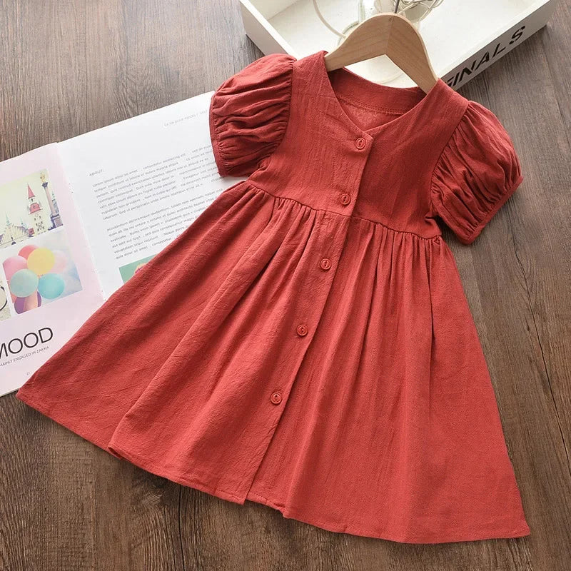 Bear Leader Girls Dress New Summer Casual Kids For 3 7Y