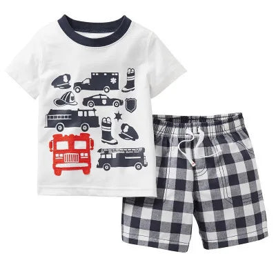 Neue Sommer Kinder Jungen Mädchen Kleidung Baby Baumwolle Prinzessin Pyjamas Sommer Kurzarm Set Cartoon Minnie Kinder Nachtwäsche