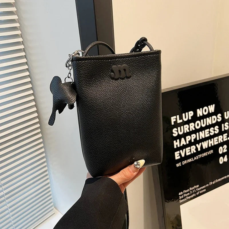Soft Leather Elephant Bag for Women Fashionable Women Shoulder Bags Crossbody Bags for Women Phone Bag Purse and Handbags Сумка