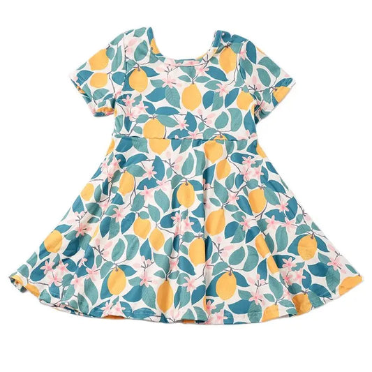 New Kids Dresses for Girls Clothes Summer Girl Stripe Princess Dress Toddler Baby Dress 1 2 3 4 5 6 7 Years Children's Clothing