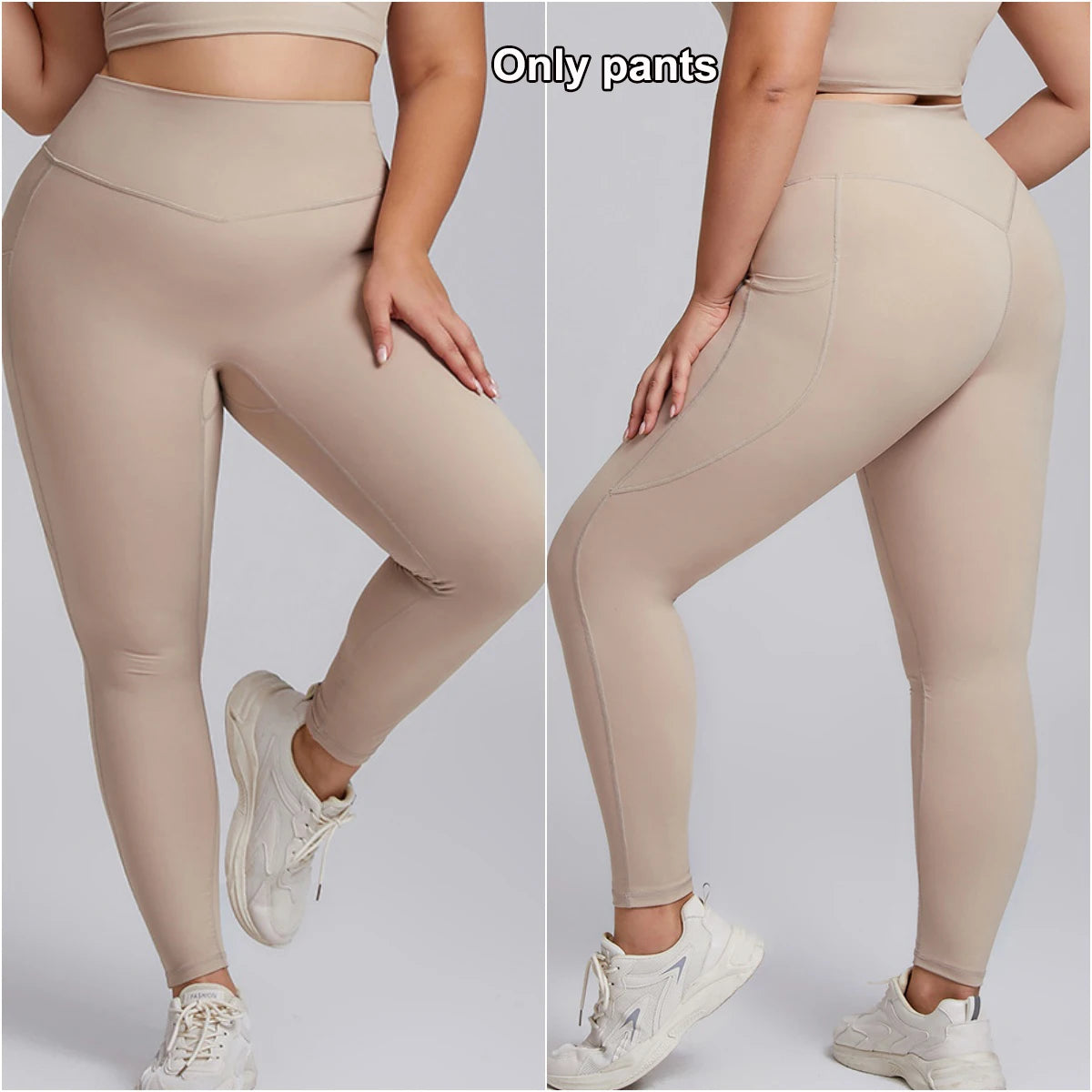 Women Gym Set Plus Size Workout Oufit Curvy Lady Sports Bra Yoga Leggings Oversize Tracksuit XXXL Extended Size Women Clothing