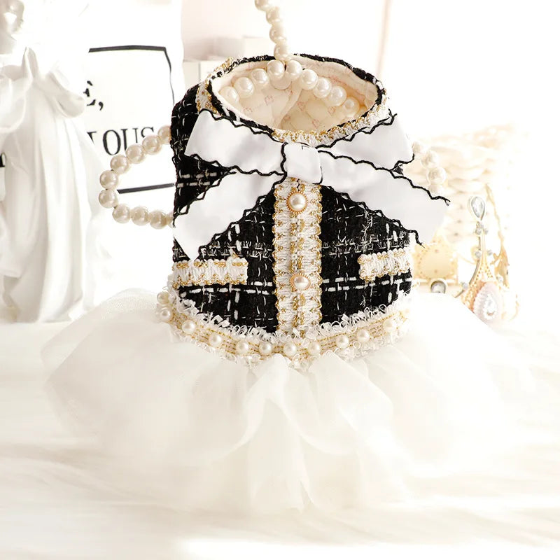 Pet Dog Lace Dress Clothes Luxury Dog Clothes Tutu Skirt Princess Fluffy Skirt Cotton Apparel Pet Clothes