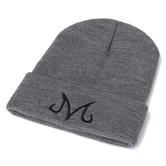 New Dragon Ball Majin Buu Letter M Beanie Hat Women Men Knitted Warm Winter Plush Hats Cosplay Hat