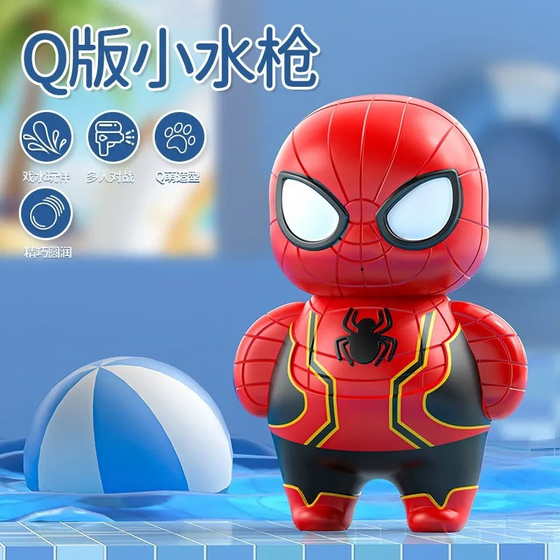 New Marvel Spider-Man Children's Water Gun Spider-Man Tricky Beach Toy Cute Baby Shower Hydraulic Pistol Children's Toy Gift