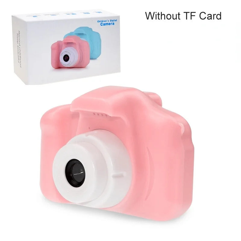 Mini Cartoon Photo Camera Toys 2 Inch HD Screen Children Digital Camera Video Recorder Toys for Kids Girls Gift