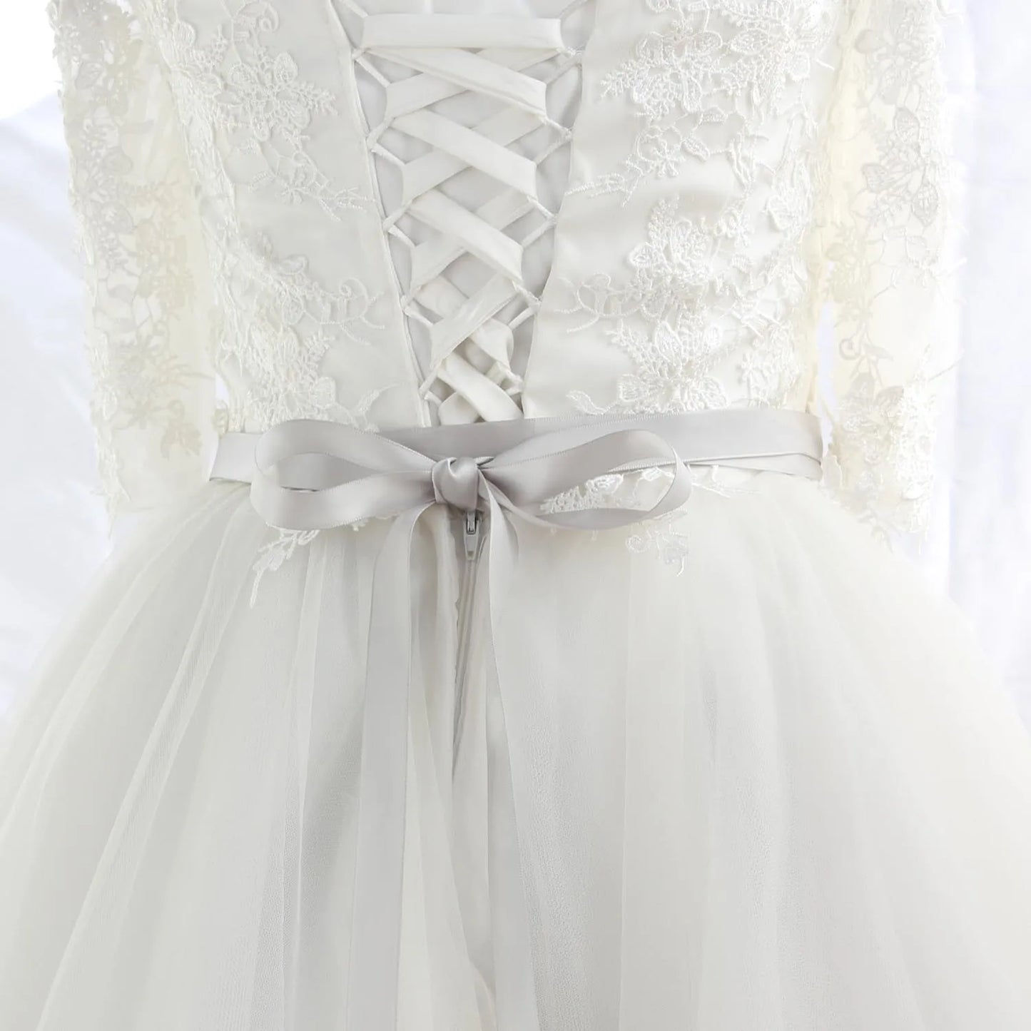 Crystal bridal belt with ribbons, handmade silver wedding belt, cookie patient belt for wedding evening dresses