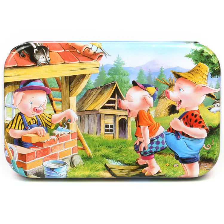 Heiße Neue 60 Stück Holz Puzzle Spielzeug für Kinder Cartoon Fahrzeug Tier Holz Puzzle Baby Lernen Pädagogisches Spielzeug Kinder Geschenk