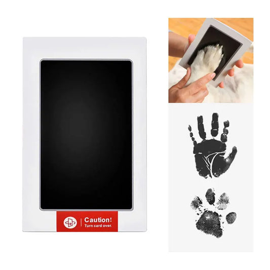 Cat Dog Paw Print Clean Touch Ink Pad Easy DIY Handprint Footprints Ink Pads Pet Dogs Cats Paw Nose Prints Souvenir Gifts