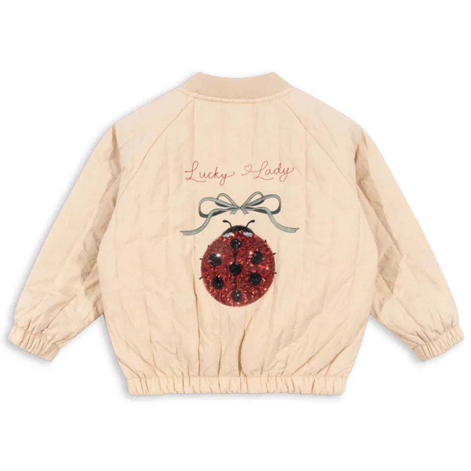 AW KS Kinderkleidung Baby Mädchen Käfer Pailletten Kleider Kinder Röcke Kleinkind Mädchen Jacke Bestickte verdickte Baumwollmäntel