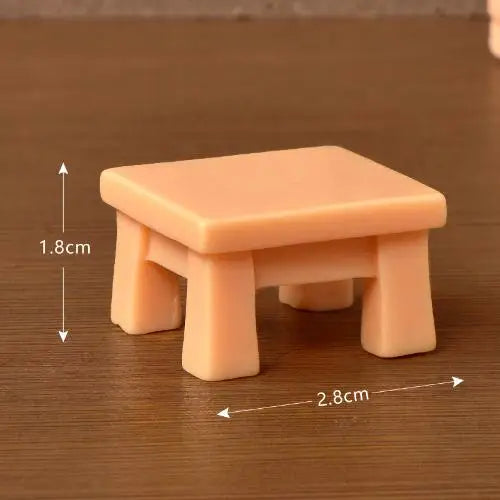 Cute Figurines Miniature Action Toy Cartoon Animal Cat Resin Ornament Micro Landscape Desk Accessories for Decoration Toy Home