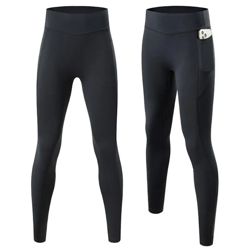 Womens Gym Jogging Pants Fitness Leggings Yoga Tights Clothes Fitness Ladiesn Compression Pants Outdoor Sportswear Pocket Design