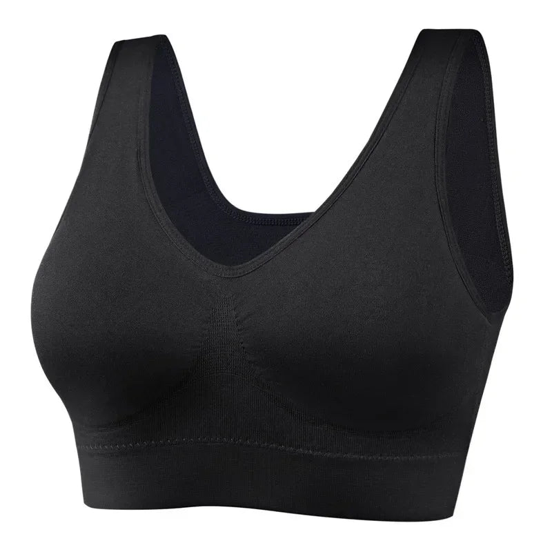 Women Sport Yoga Bra Running Vest Gym Workout Underwear Padded Crop Tops Female Sportswear Brassiere Push Up Fitness Bras