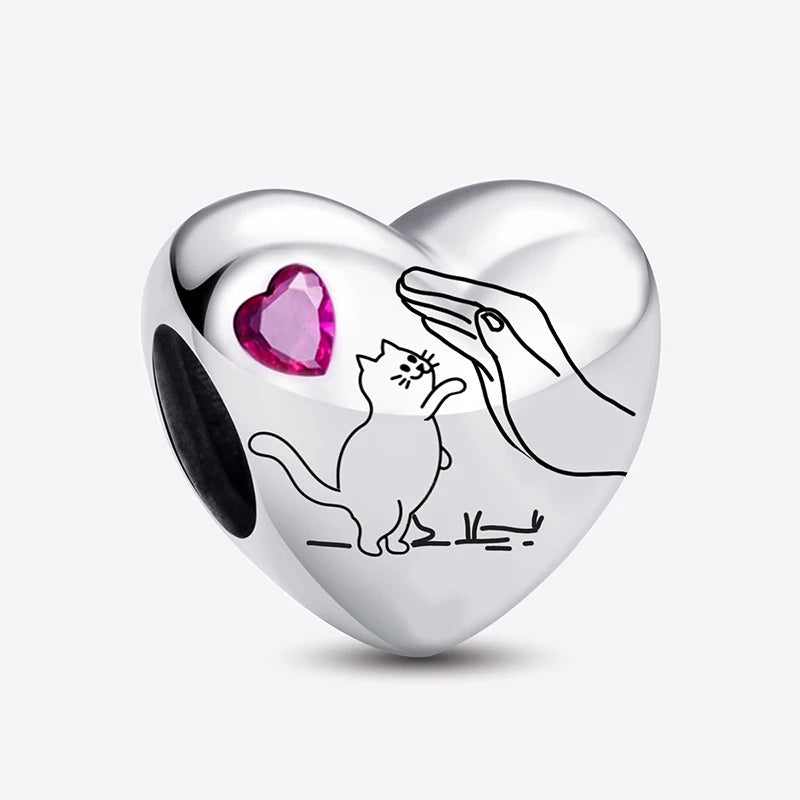 925 Silver Plated Elephant Moon Perfume Heart Firefly Beads Diy Bracelet Necklace Making Gift Of High Quality Fashion Jewelry