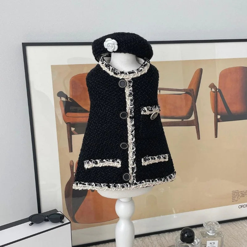Only Hat Elegant Lady Knitted Hat Dog Outfit Cat Accessories Dog Hat Katten Accessories