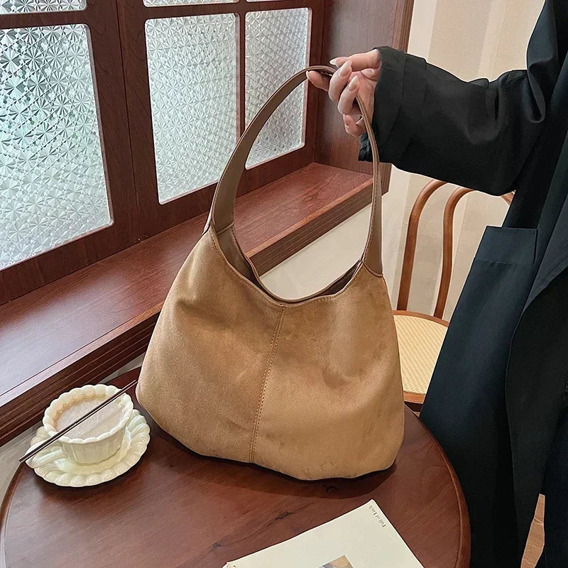 This Year's Popular Bag for Women 2024 New Single Shoulder Underarm Bag Large Capacity Commuting Student Class Tote Bag Paquete