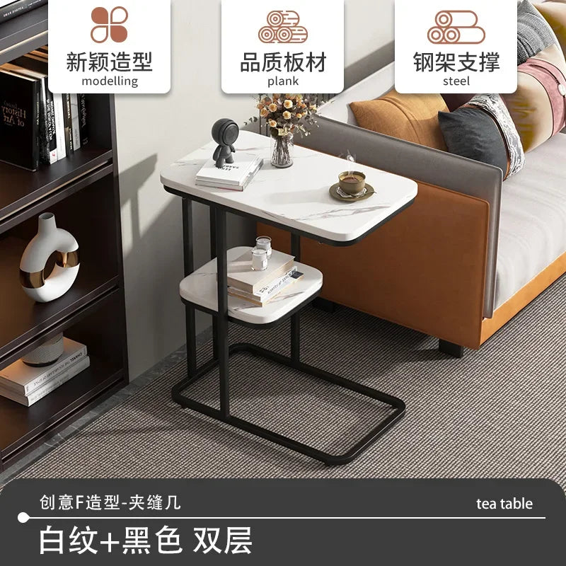 Living Room Mobile Sofa Tables Study Bistro Game Standing Center Table Luxury Vintage Mesa Auxiliar Salon Entrance Furnitures