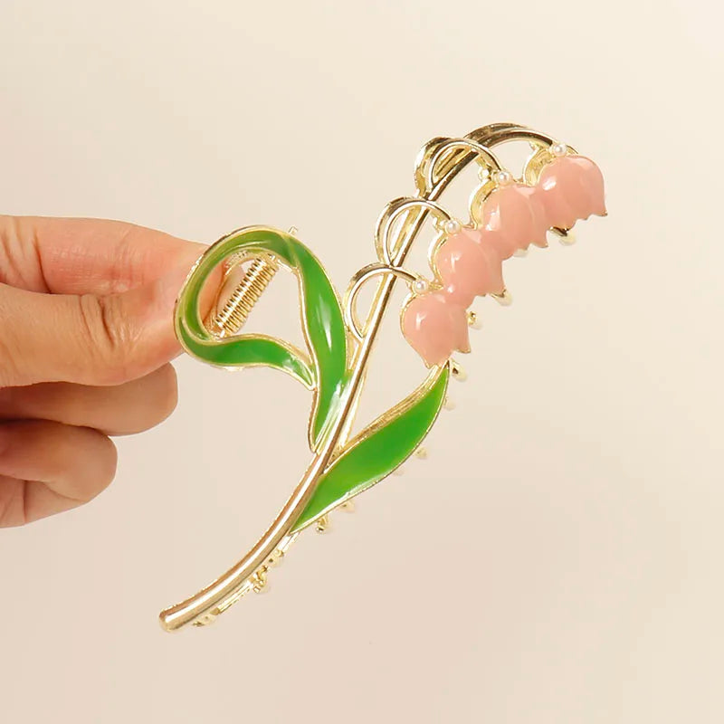 fresh Durian Metal Hair Clip Hair claws fruit oil drop flower Personality Fruit Funny Hair Claw Hairpin for Women Girls Headwear