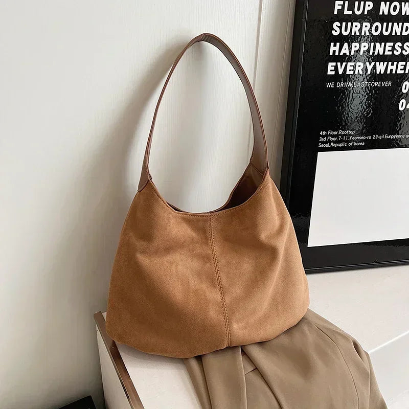 This Year's Popular Bag for Women 2024 New Single Shoulder Underarm Bag Large Capacity Commuting Student Class Tote Bag Paquete