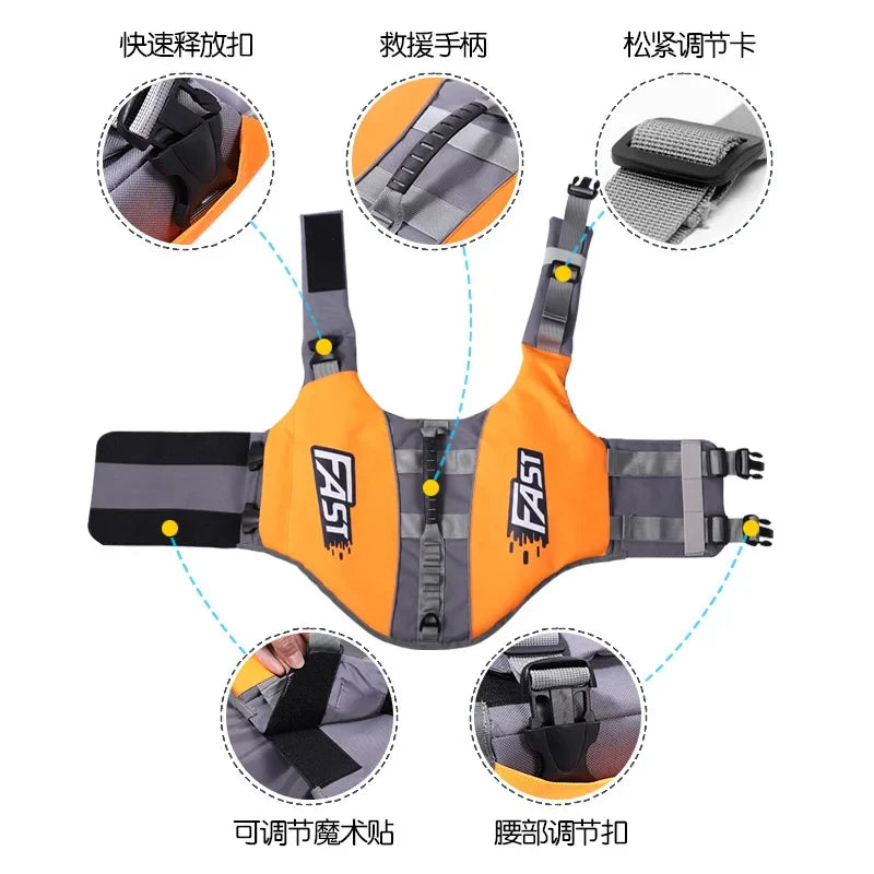 Summer Pet Dog Lifejacket Dog Swimwear Dog Outdoor Equipment Tank Top Training Jacket