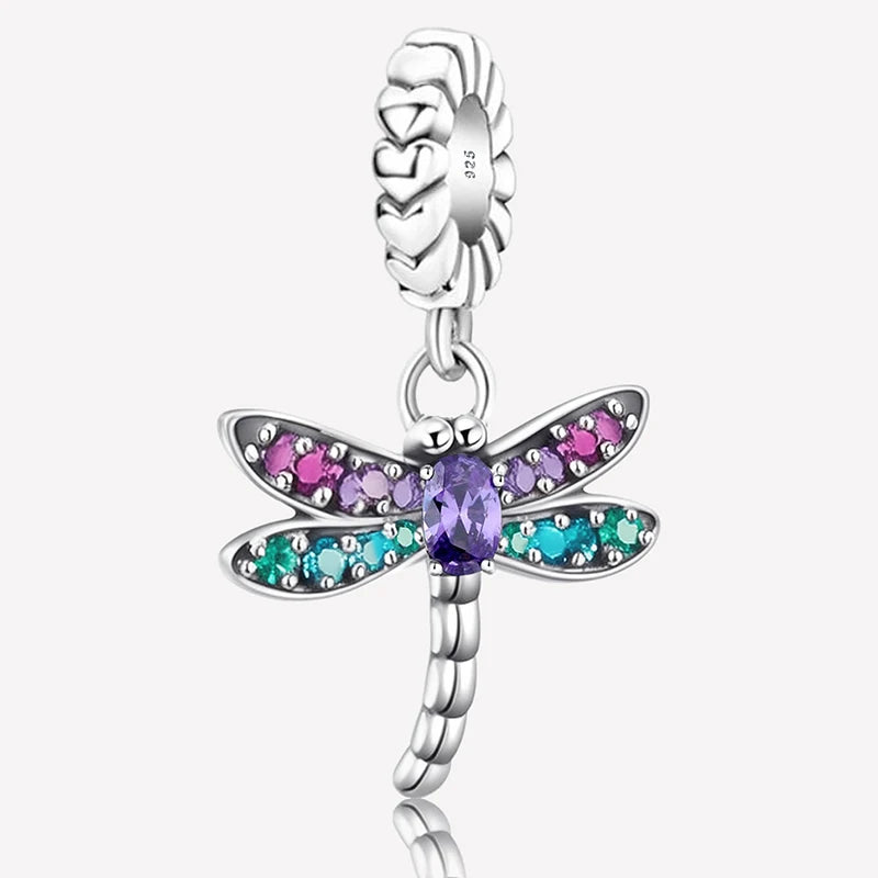 925 Silver Plated Elephant Moon Perfume Heart Firefly Beads Diy Bracelet Necklace Making Gift Of High Quality Fashion Jewelry