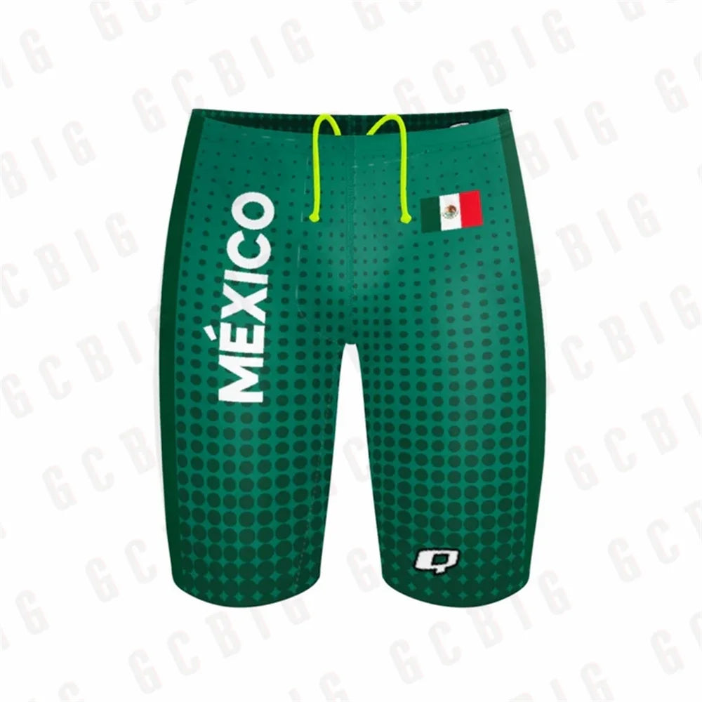 2023 New Boys Jammers Sports Surf Shorts Mens Summer Trunks Swimwear Training Swim Shorts Trunks Swimsuits Beach Swimming Pants