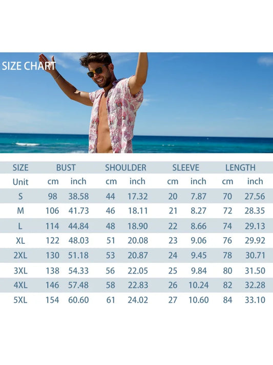 Summer New Men's Short Sleeve Shirt and Shorts 2 Piece Set Fashion Coconut Tree Print Lapel Shirt Beach Drawstring Shorts Set mon