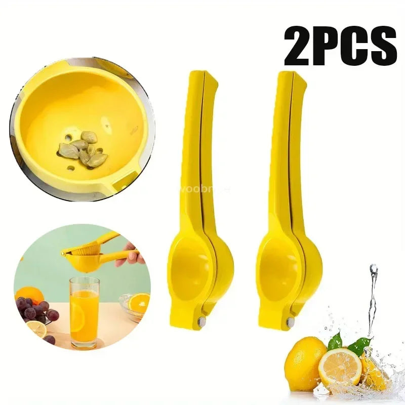 Home Lemone Squeezer Taper for Lemon Aluminum Alloy Hand Pressed Orange Fruit Juicer Portable Practical Kitchen Mini Blender