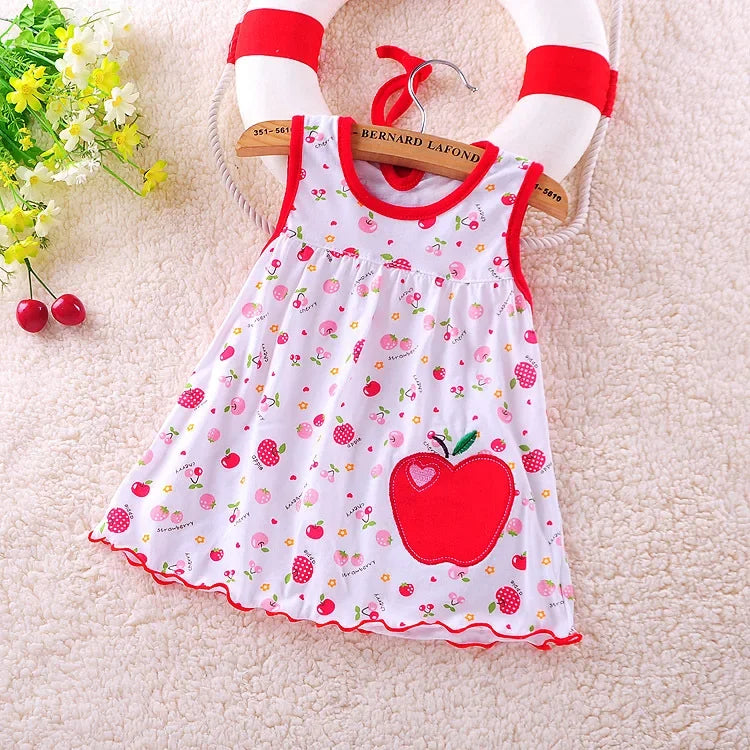 Neue Baby Sommer Kleid Kinder kleidung mädchen Baumwolle Prinzessin Kleid für Mädchen Kleidung Mädchen Kleidung 0-2 Jahre Rock Kleinkind kleider