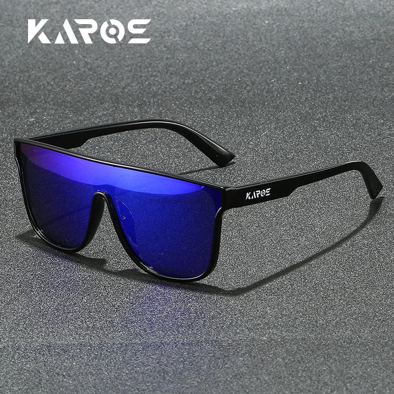 KAROS Polarized Sunglasses Men Women Fashion UV400 Eyewear Bike Cycling Fishing Driving Sun Glasses Outdoor Big Frame Sun Shades