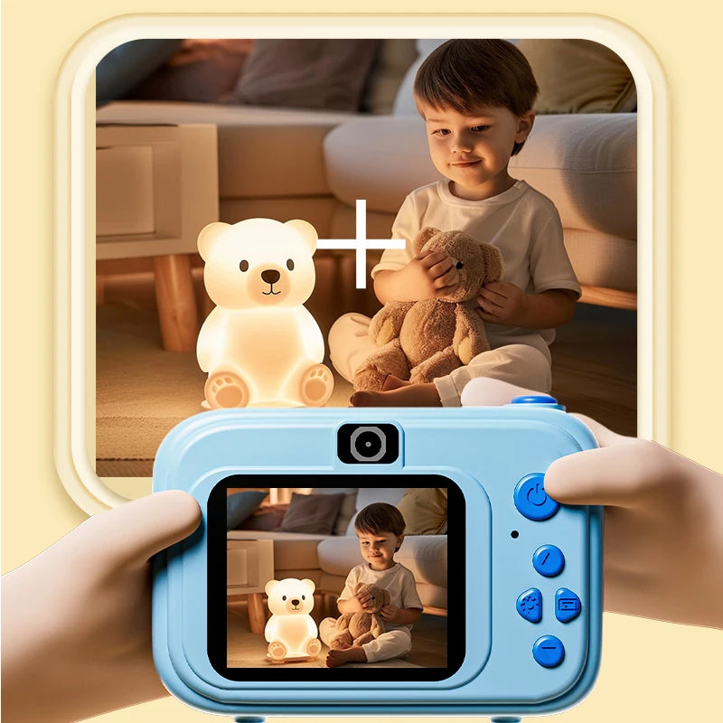 1080P HD Kamera Spielzeug Cartoon 32 GB SD Karte Foto Bunte Videokassette Baby Kamera Kinder Pädagogisches Spielzeug Für Kinder Geburtstag Geschenke
