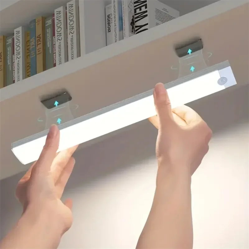 1 قطعة شريط إضاءة ذكي فائق النحافة يعمل بمنفذ USB لشحن أجهزة الاستشعار وخزانة عرض المطبخ وخزانة الملابس مع خاصية التعتيم