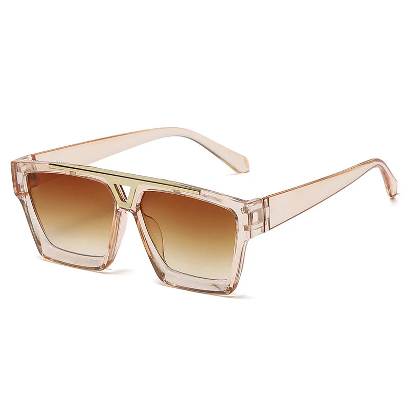 Retro Sunglasses Women Men Vintage Square Frame Sun Glasses High Quantity Lens Goggles Shades for Female Male