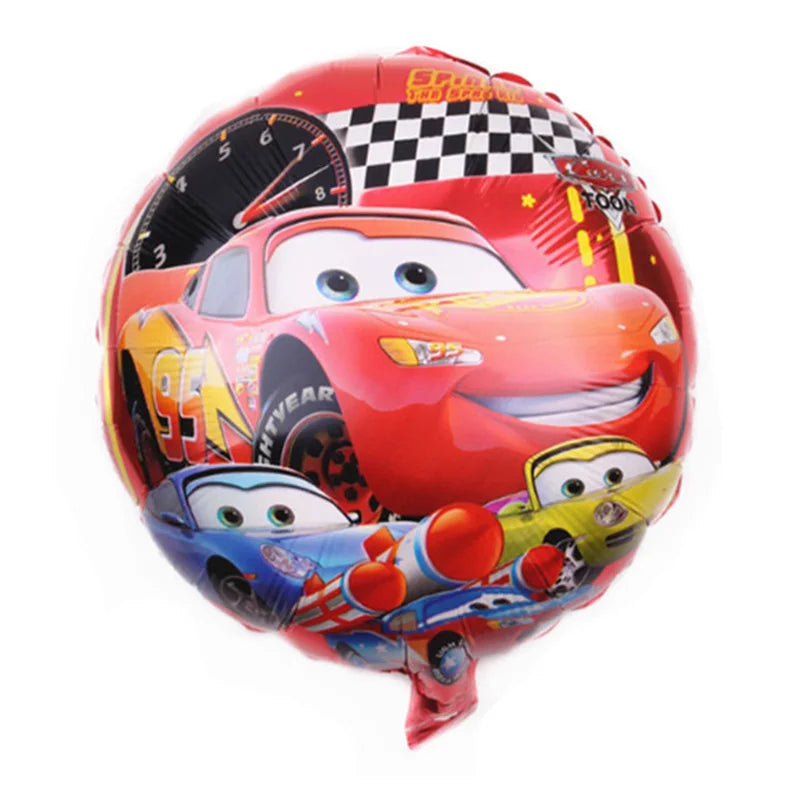 Disney McQueen Cars Helium Foil Balloons Cartoon Theme Racing Wedding Birthday Party Baby Shower Kids Toys Decoration Supplies