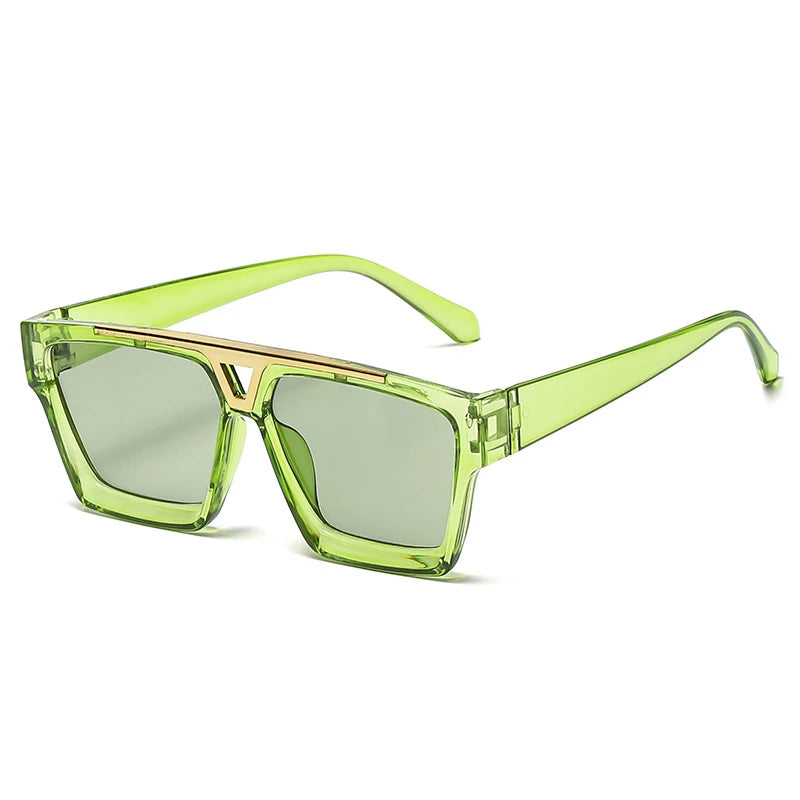 Retro Sunglasses Women Men Vintage Square Frame Sun Glasses High Quantity Lens Goggles Shades for Female Male