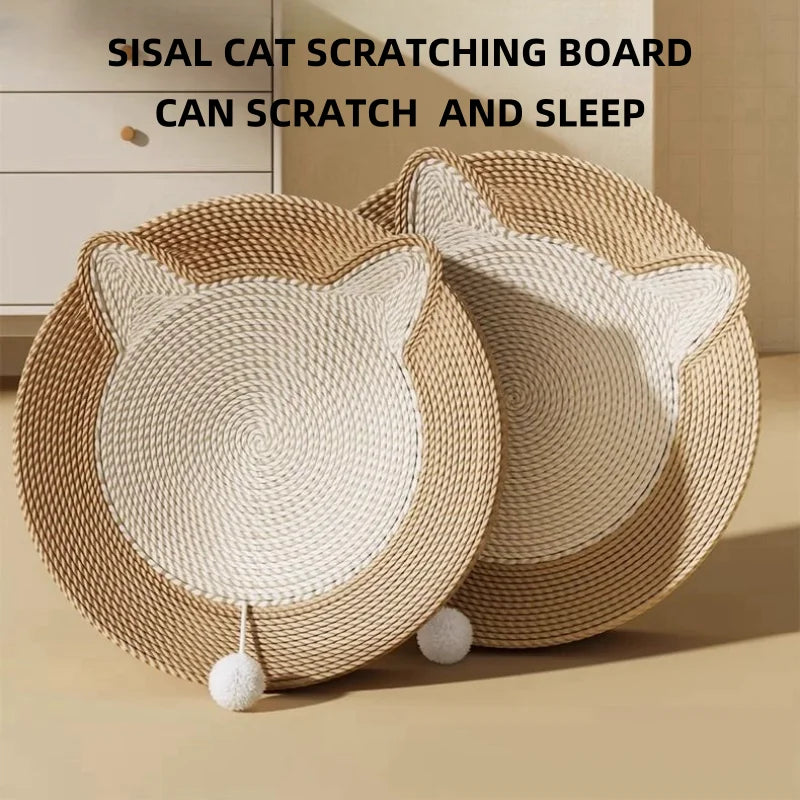 Sisal-Kratzbretter für Katzen, Katzenspielzeug, Schlafbett für Haustiere, Schaber, Schleifkralle, kratzfester Möbelschutz