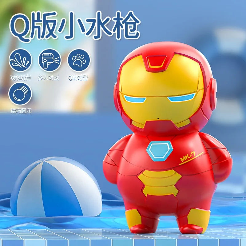 New Marvel Spider-Man Children's Water Gun Spider-Man Tricky Beach Toy Cute Baby Shower Hydraulic Pistol Children's Toy Gift