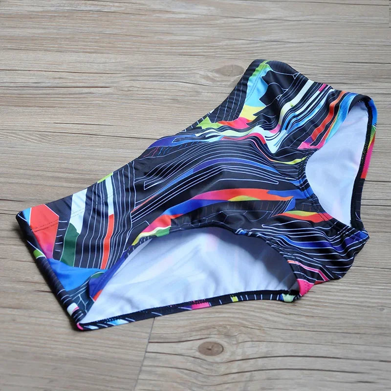 Men Swimwear Swim Boxers Board Shorts Surfing Bikini Swimsuits Brazilian Cut Bathing Suit Water Sports Trunks Beach Underwear