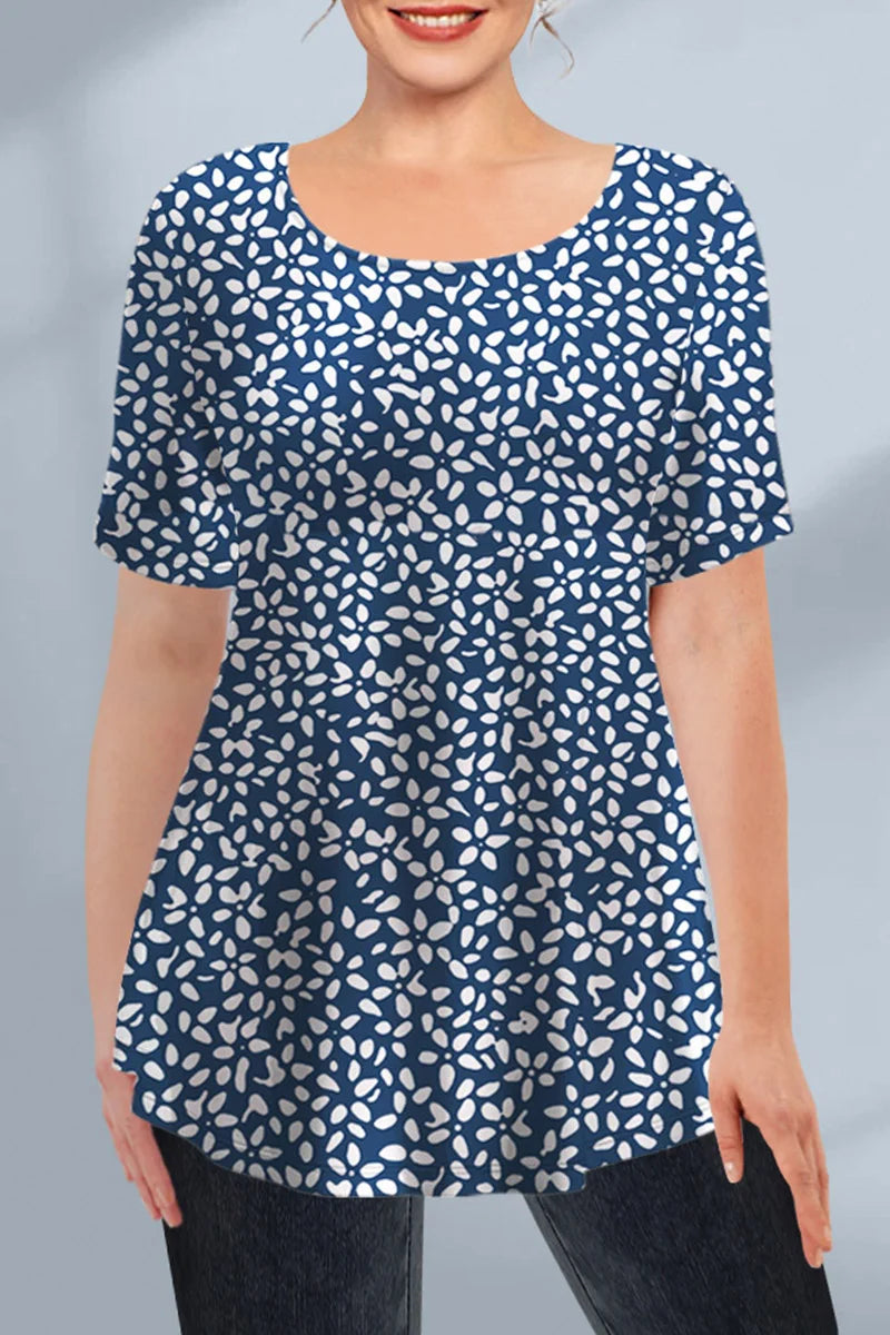 New Women's T-shirt Summer Fashion Short Sleeve Tops Tees Casual Daily Print T Shirt For Women Clothes Plus Sized Girls Clothing