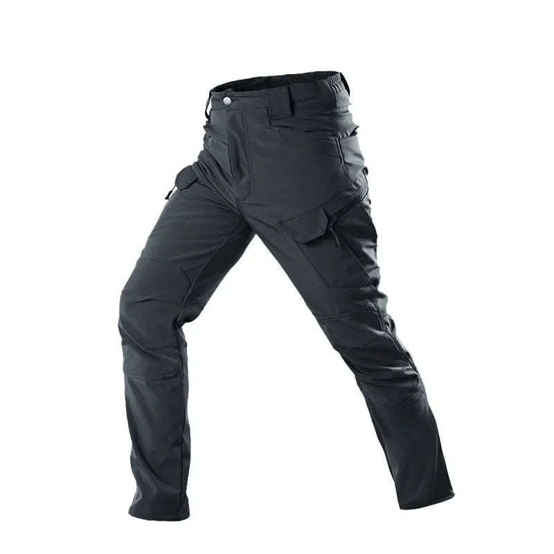 5XL 6XL Men's Tactical Hiking Shark Skin Soft Shell Wind Proof Waterproof Hooded Thermal Outdoors Field Tactical Jacket Pants