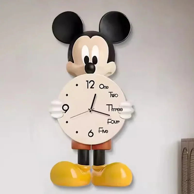 Home Wall Clock Decoration Living Room Quartz Gift Wall Clock Luxury Living Room Art Deco Resin Light Colorful Home