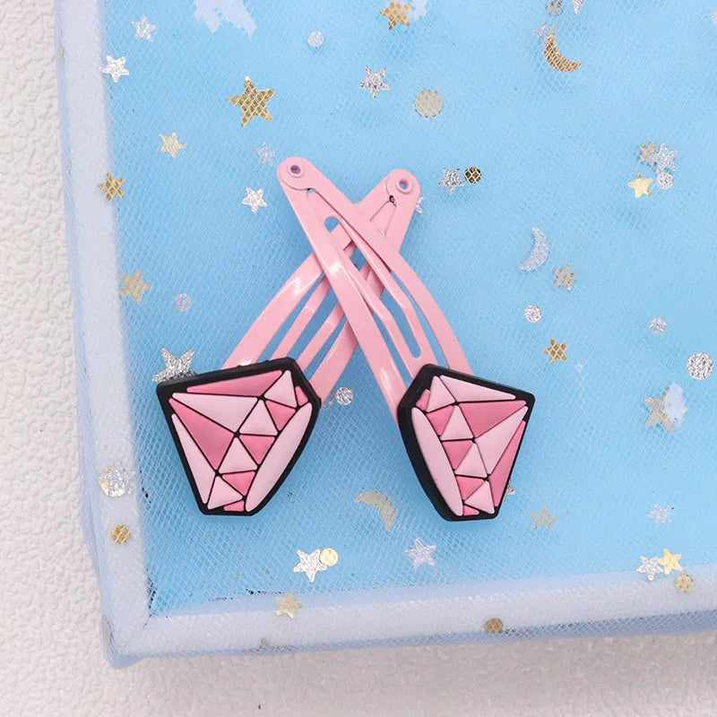 2Pcs Cute Animal Cat Hair Accessories Children Rubber Bands Scrunchies Elastic Hair Bands Girls Headband Decorations Ties Gum