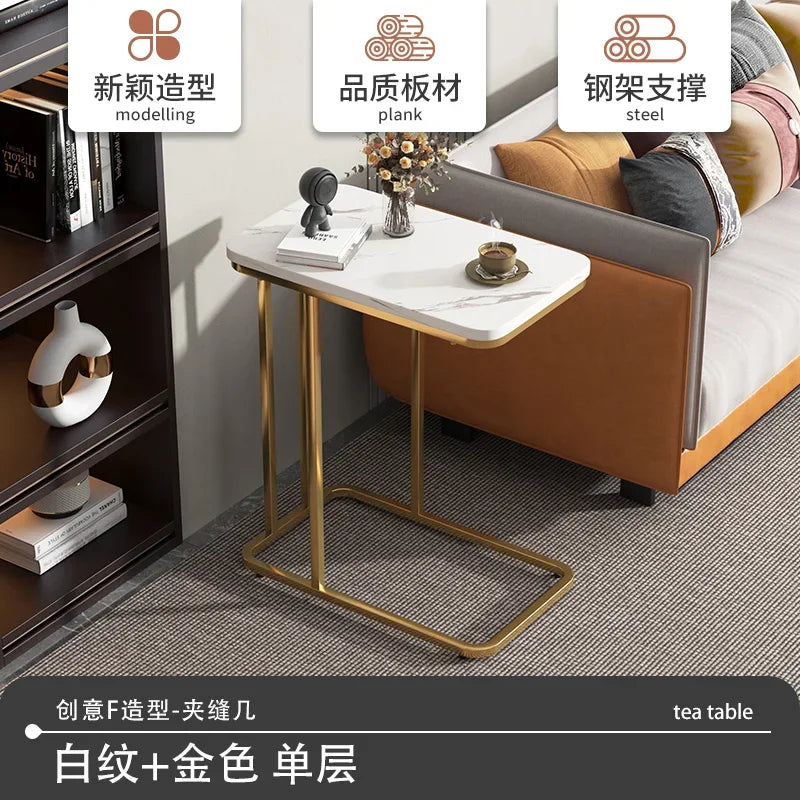Living Room Mobile Sofa Tables Study Bistro Game Standing Center Table Luxury Vintage Mesa Auxiliar Salon Entrance Furnitures