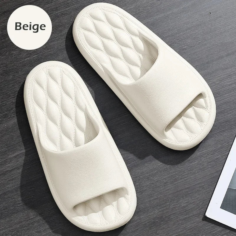 Big Size 48 49 Men Slipper Women Summer Sandals Soft Slides Massage Couples Home Bathroom Non-slip Slippers Outdoor Flip Flop