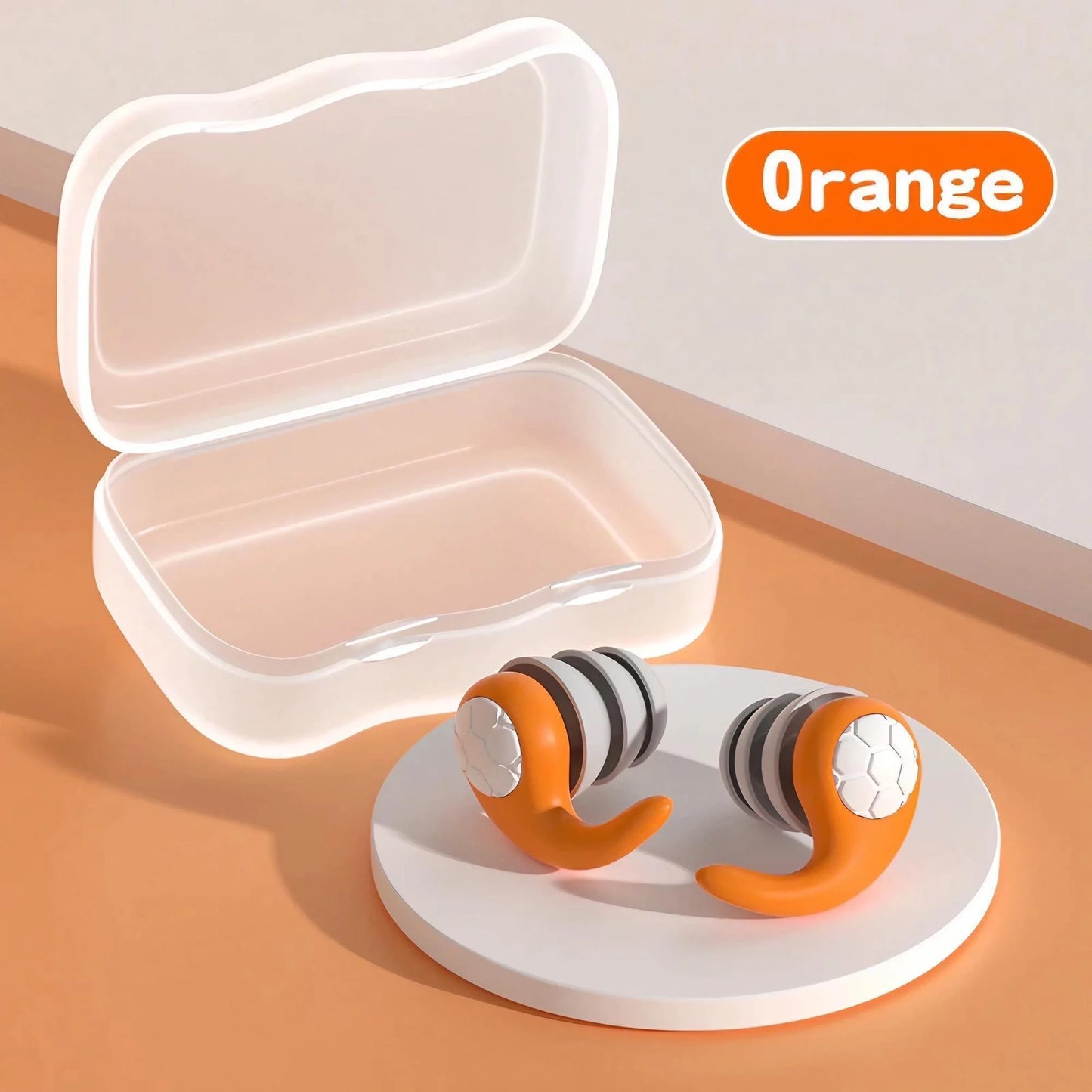 1 Paar weiche Ohrstöpsel aus Silikon – Geräuschunterdrückung, wasserdicht, bequeme Passform, zum Schlafen, Schwimmen, schafft eine ruhige Umgebung.